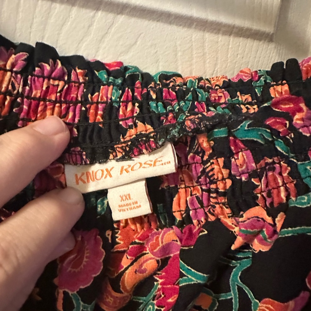Maxi tired Know Rose Dress, Size XXL - Picture 2 of 4